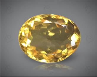 Yellow Citrine Natural Certified  5.07CTS-8563